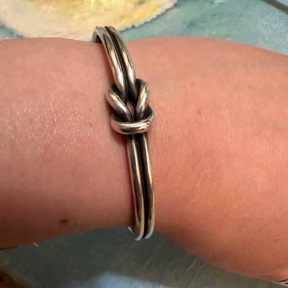James Avery Lovers Knot Cuff Bracelet